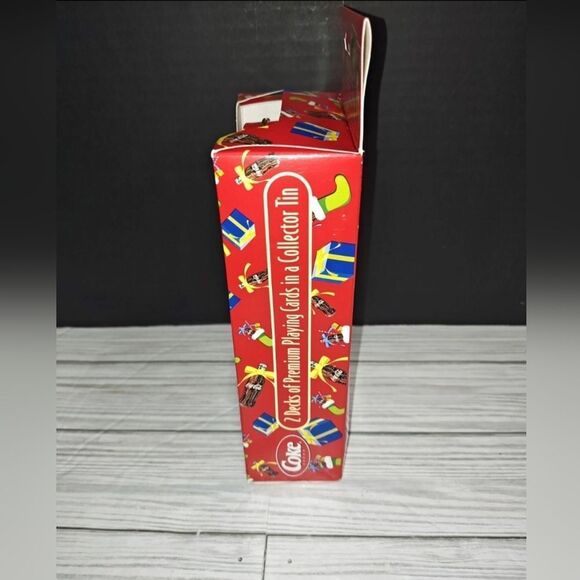 New Coca-Cola Playing Cards 2 Sealed Bicycle Decks Collector Tin Santa Claus - Picture 6 of 9